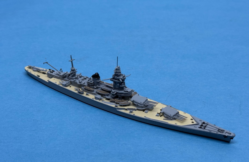 Battleship "Strasbourg" painted decks (1 p.) F 1939 Neptun N 1403S